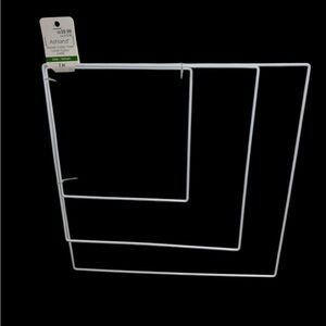 Ashland White Wire Floral Frame 3 pc Set